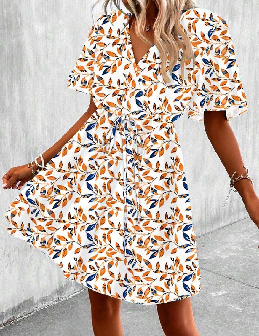 Rochie scurta SHEIN, alb - 1 | YEO