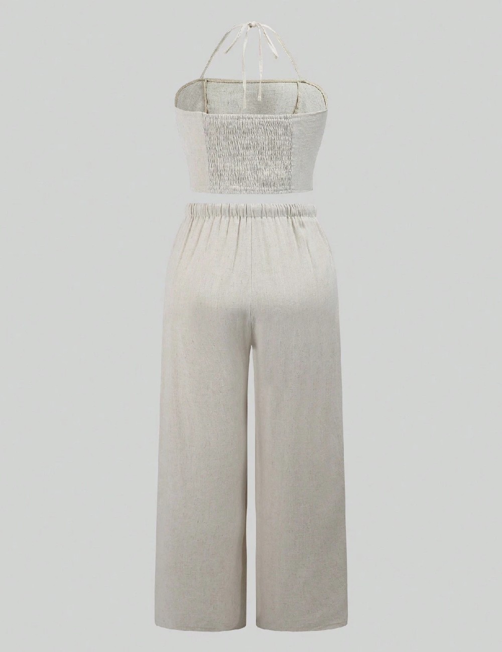 Compleu SHEIN CURVE, crem - 1 | YEO