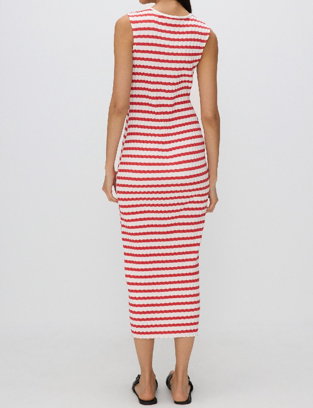 Rochie medie Reserved, alb/rosu - 1 | YEO