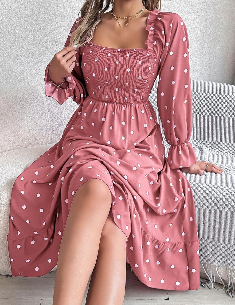 Rochie medie SHEIN, roz - 1 | YEO