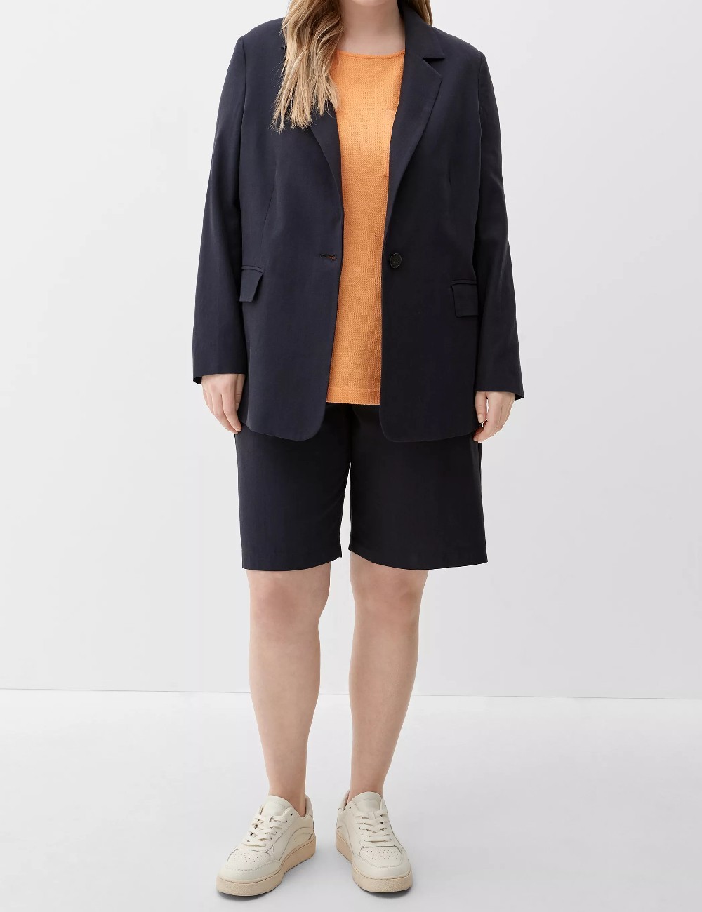 Pantaloni scurti TRIANGLE, bleumarin inchis - 1 | YEO