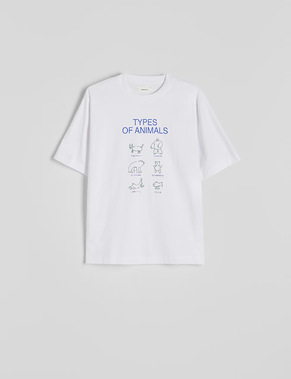 Tricou Oversize Reserved, alb
