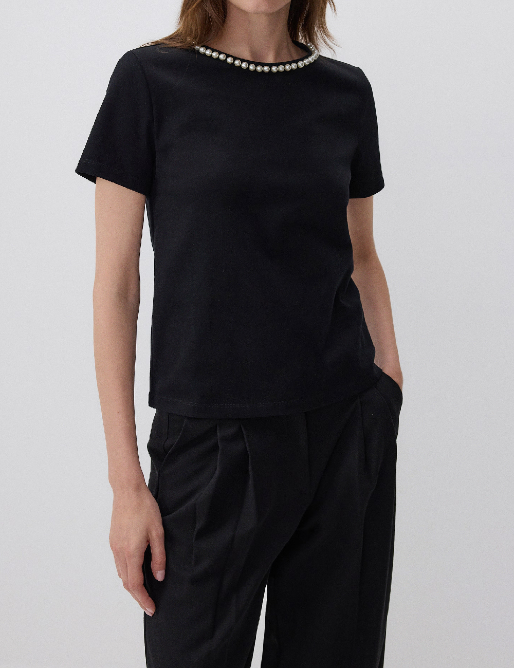 Tricou Reserved, negru