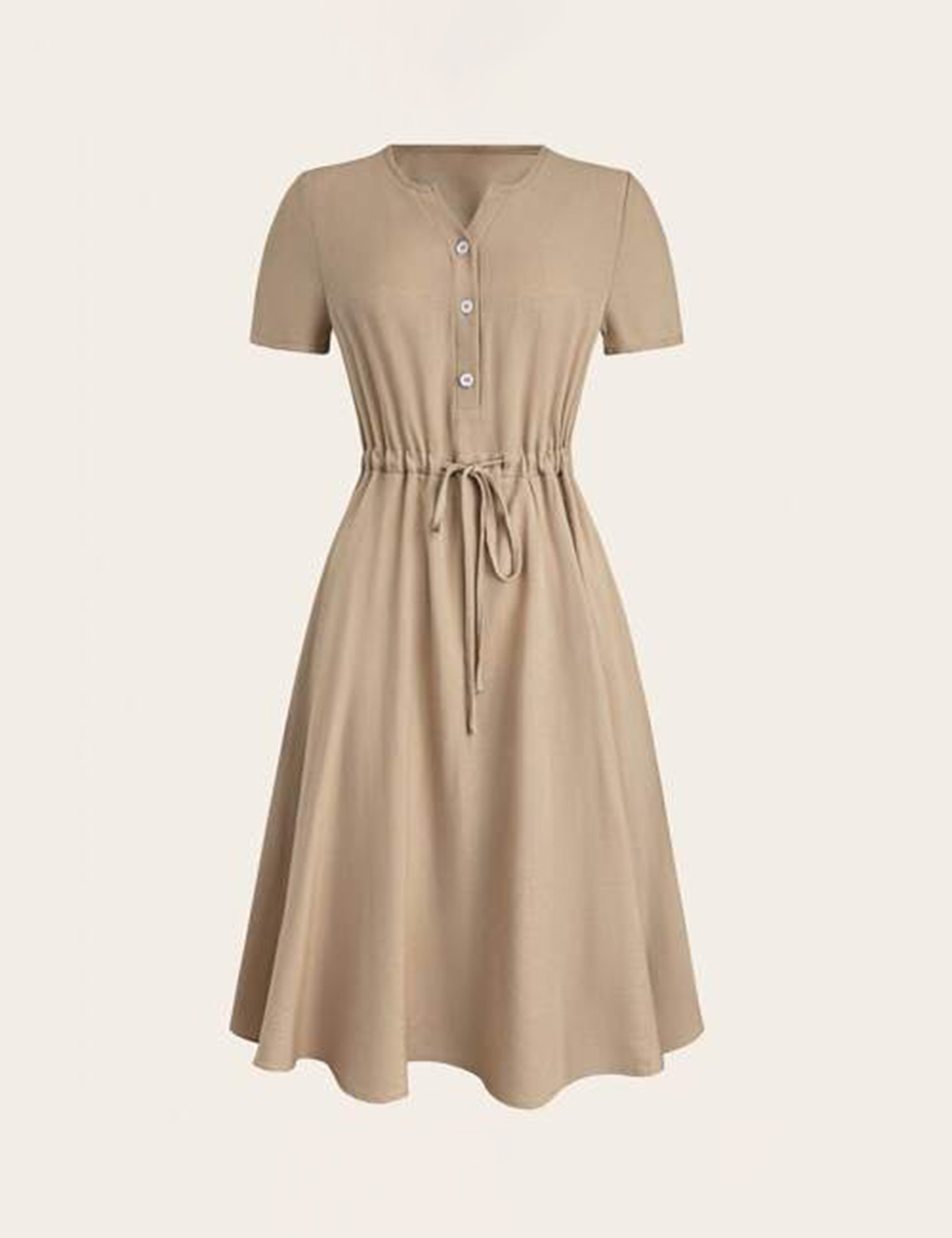 Rochie medie SHEIN, crem