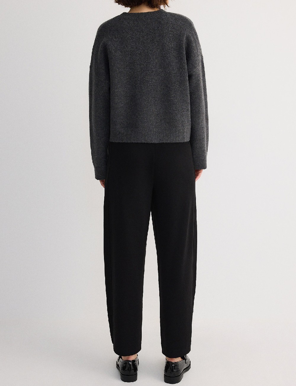 Pantaloni Reserved, negru - 1 | YEO