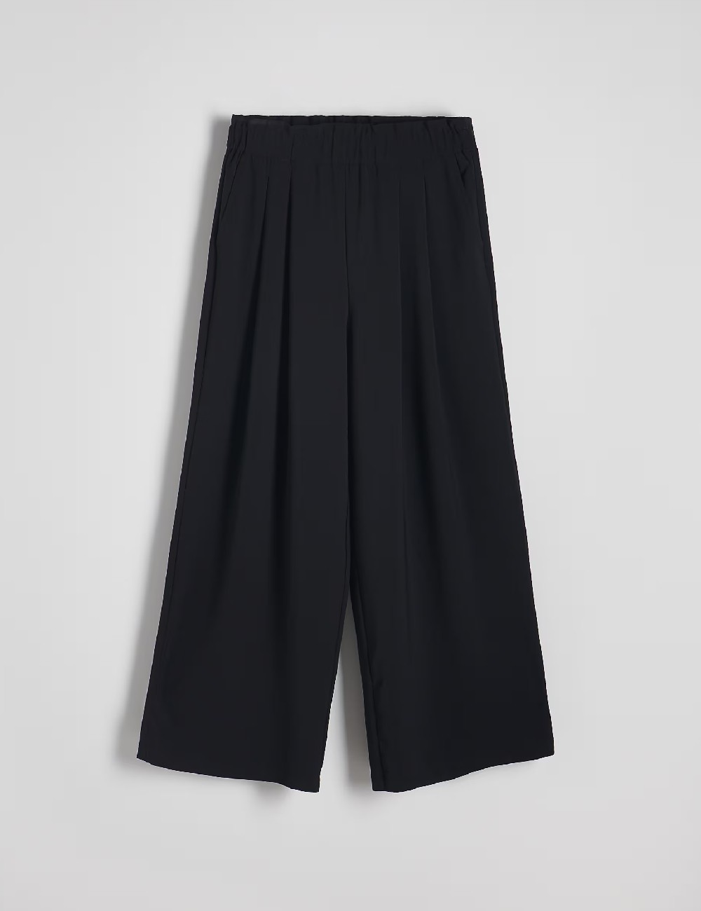 Pantaloni Reserved, negru - 1 | YEO