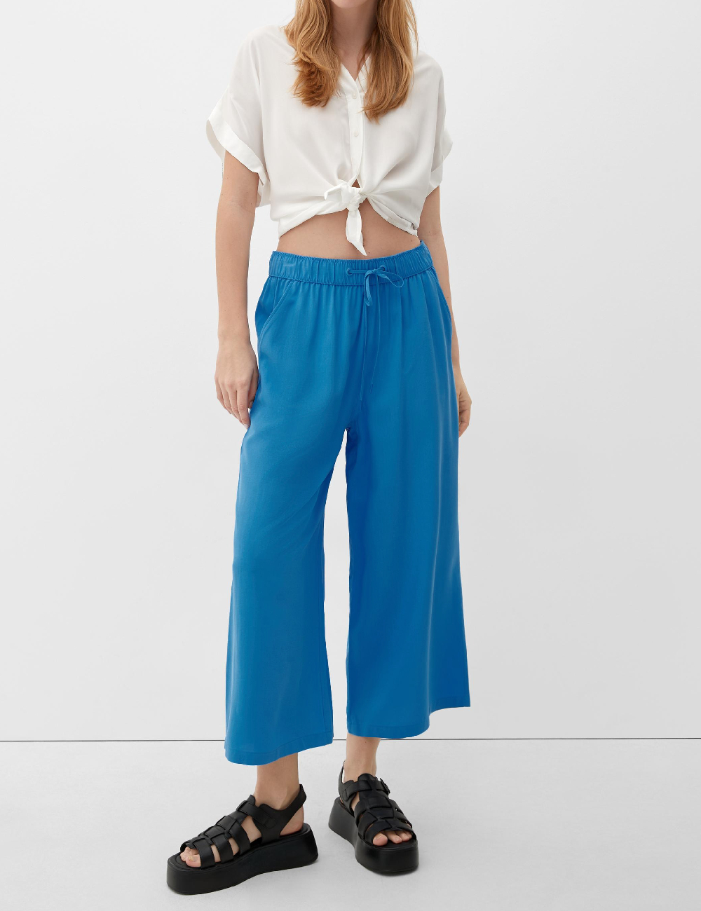 Pantaloni Q/S, albastru