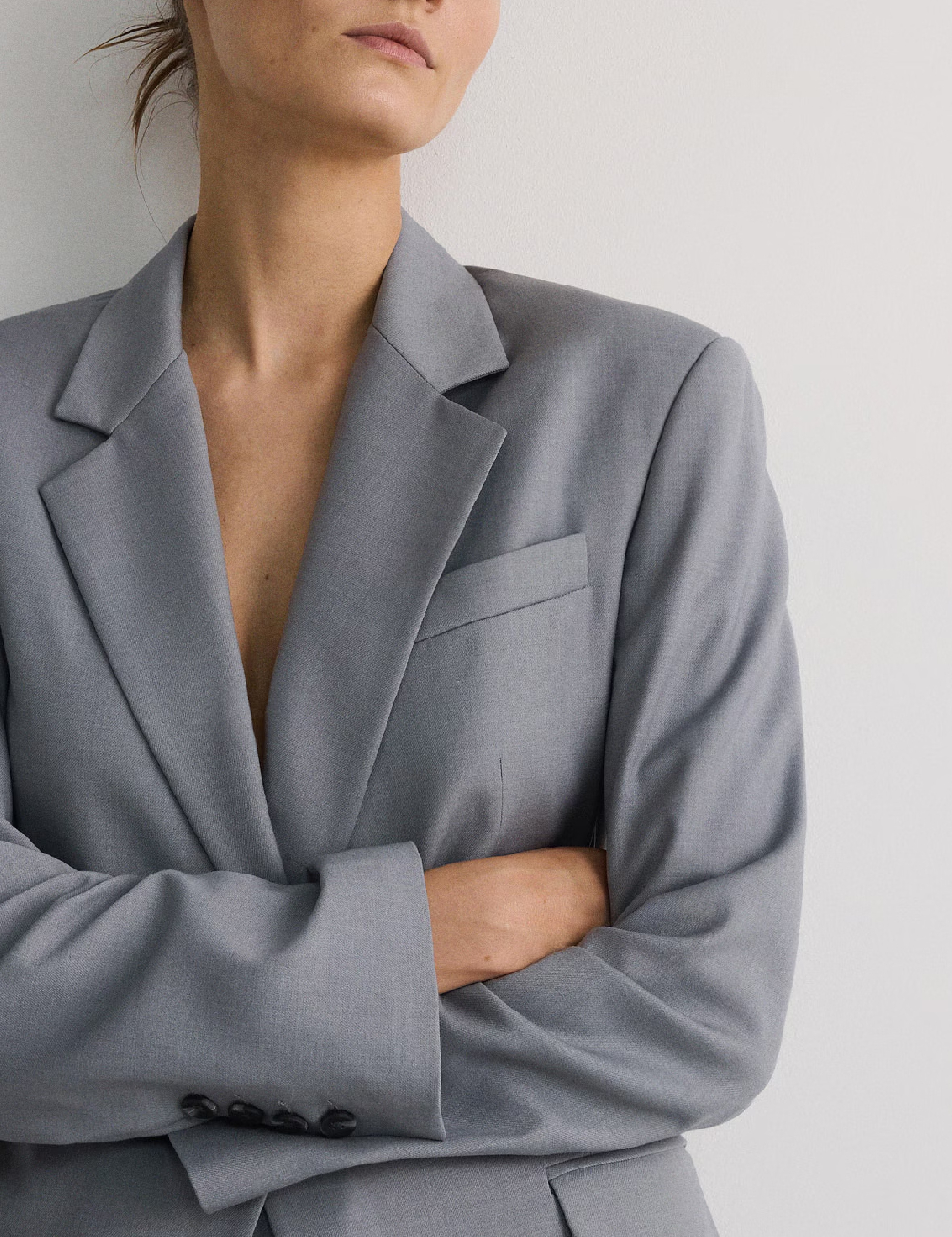 Sacou Oversize Reserved, gri - 1 | YEO