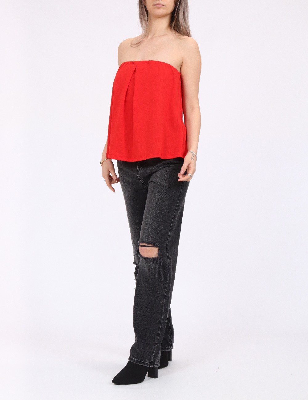 Top Vero Moda, rosu - 1 | YEO