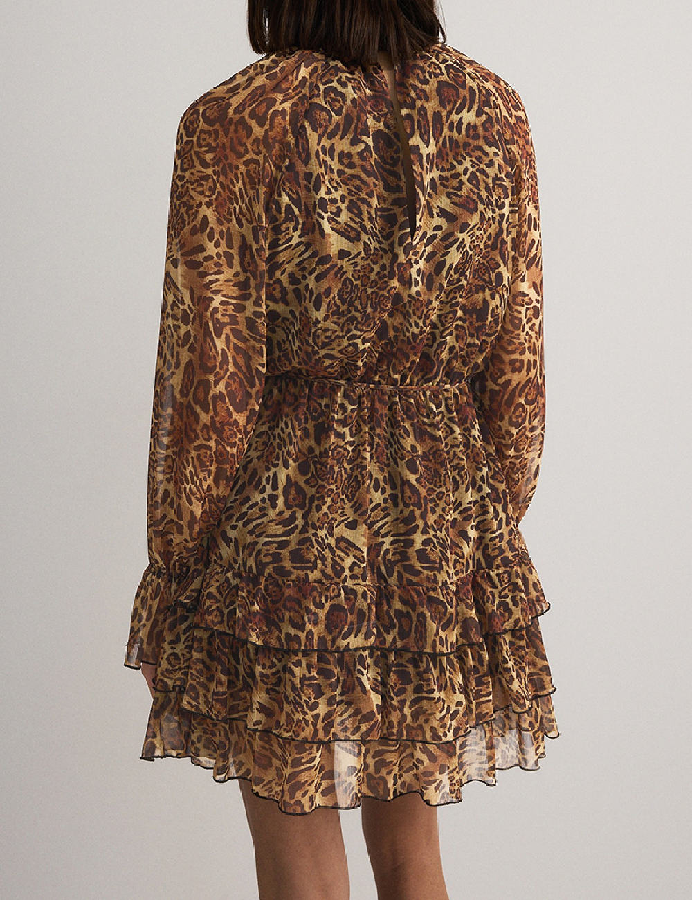 Rochie scurta Reserved, animal print - 1 | YEO