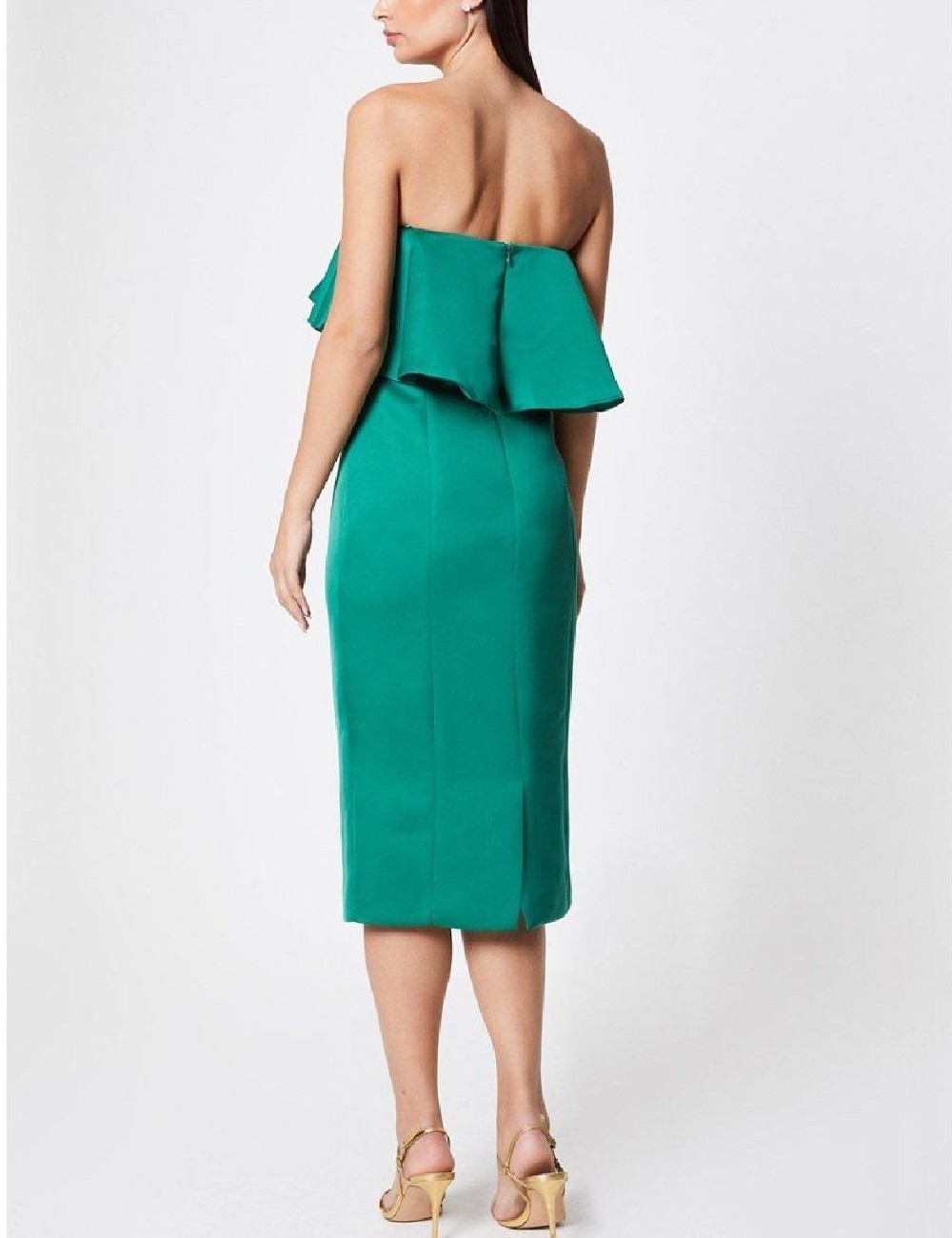 Rochie medie Coast, verde - 1 | YEO