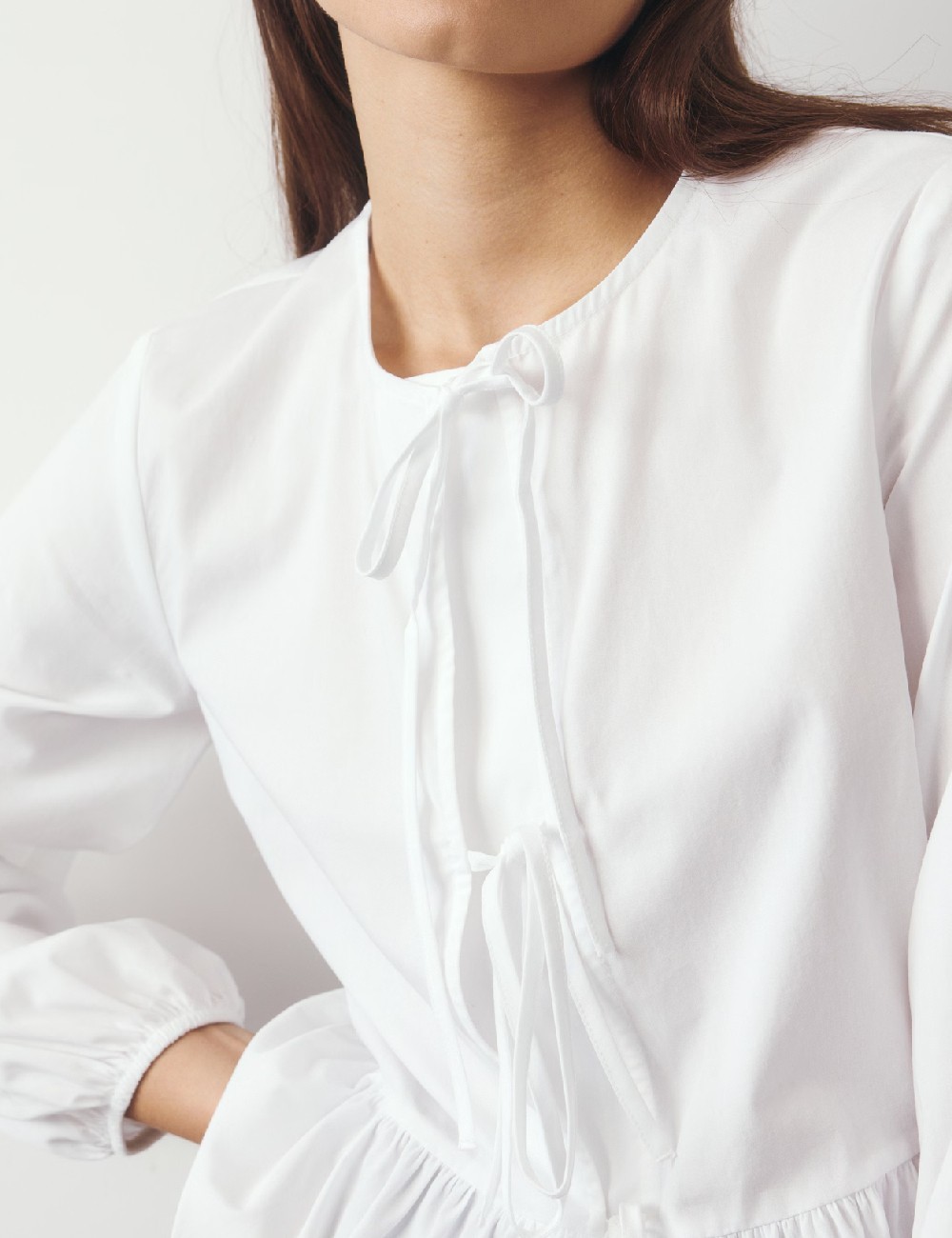 Bluza Reserved, alb - 1 | YEO