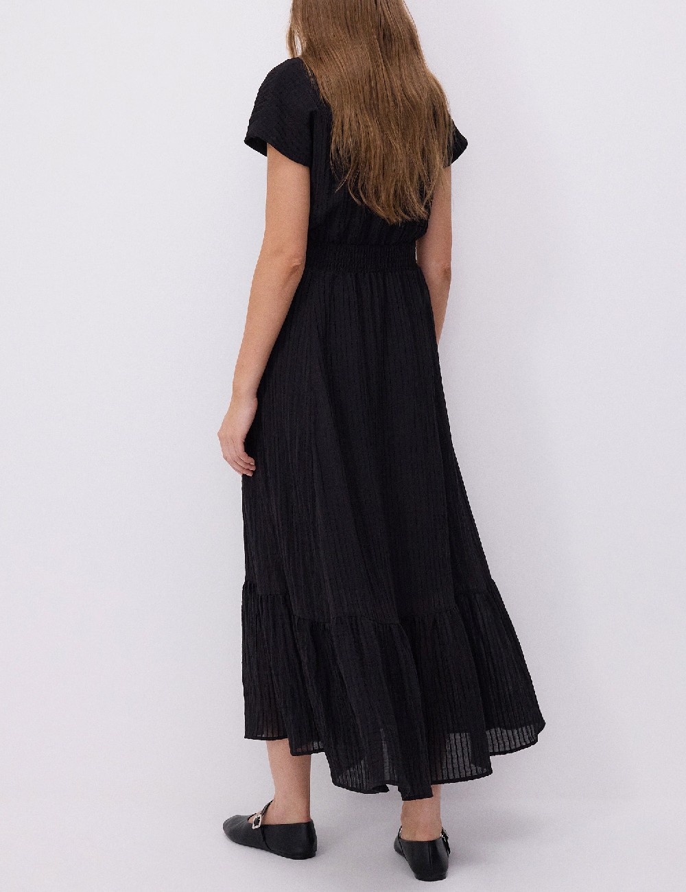Rochie medie Reserved, negru - 1 | YEO
