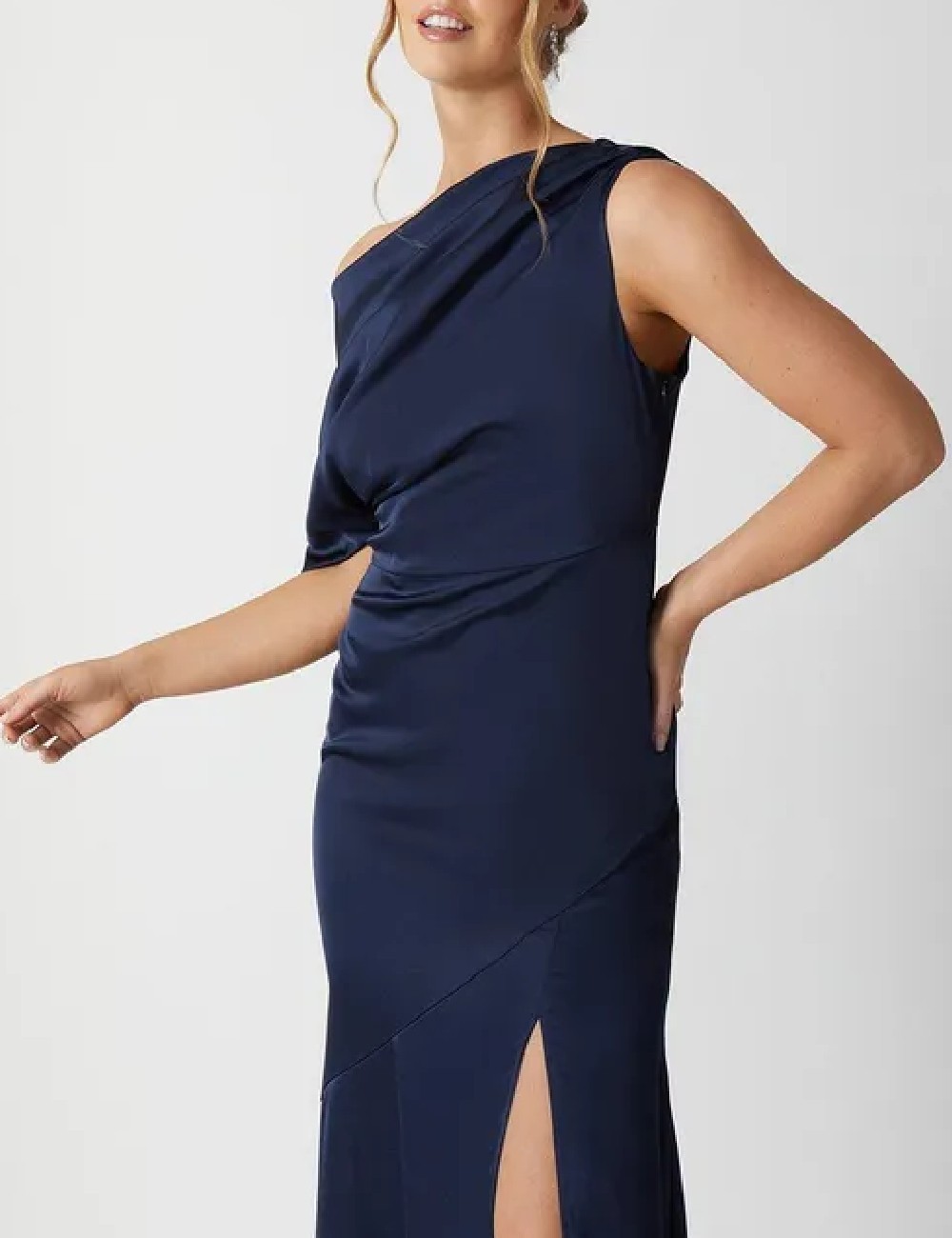 Rochie lunga Coast, bleumarin inchis - 1 | YEO