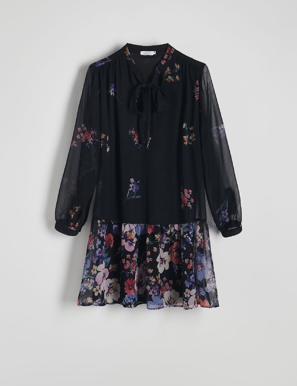 Rochie scurta Reserved, negru - 1 | YEO