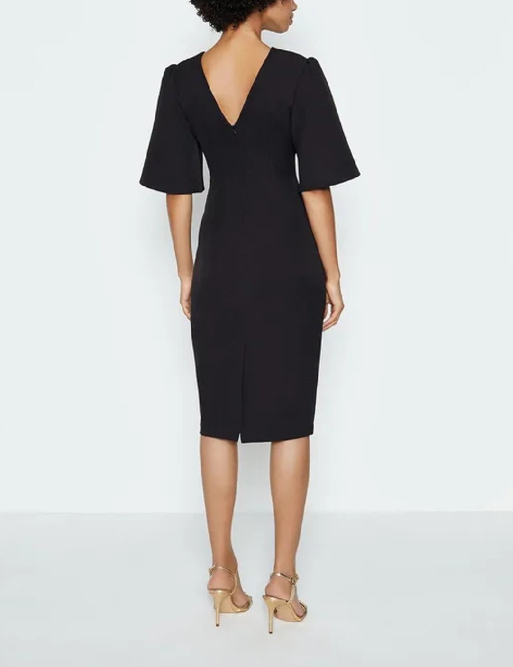 Rochie medie Coast, negru - 1 | YEO