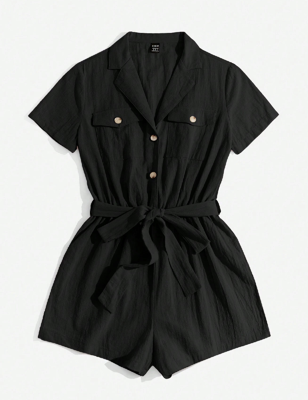 Salopeta SHEIN, negru - 1 | YEO