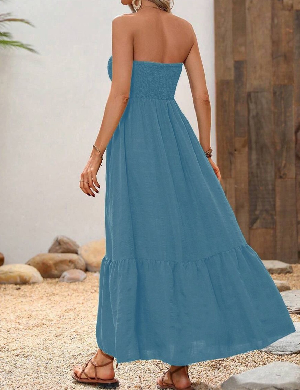 Rochie lunga SHEIN, albastru - 1 | YEO