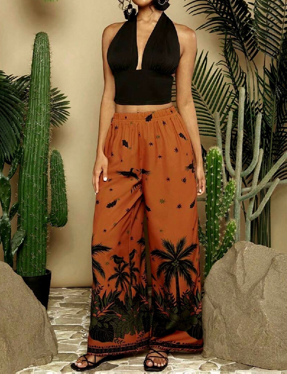 Pantaloni SHEIN, portocaliu - 1 | YEO