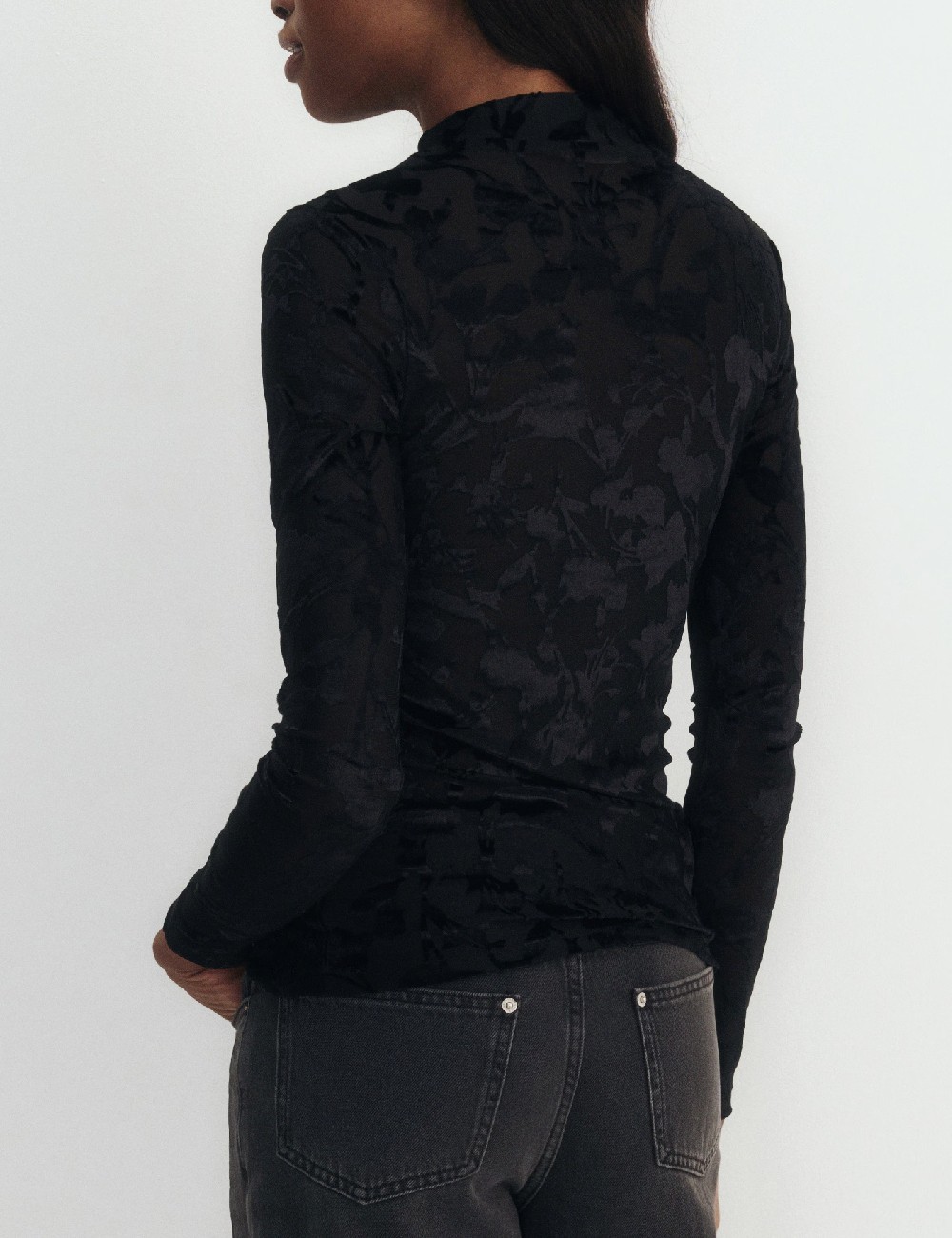 Bluza Reserved, negru - 1 | YEO