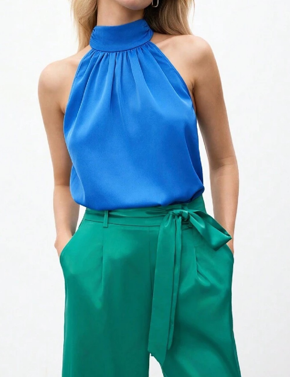 Top SHEIN, albastru - 1 | YEO