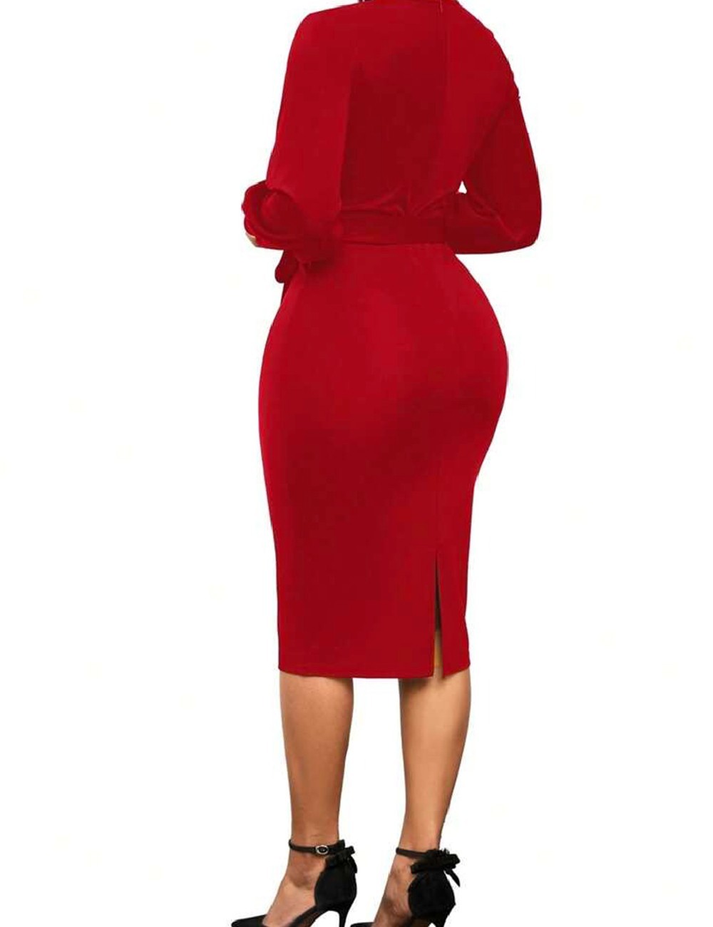 Rochie medie SHEIN, rosu - 1 | YEO