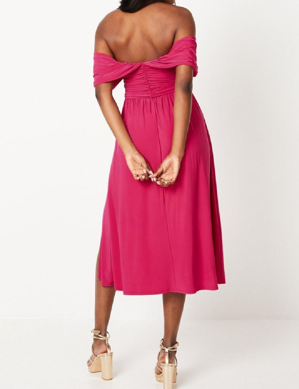 Rochie medie Coast, roz - 1 | YEO