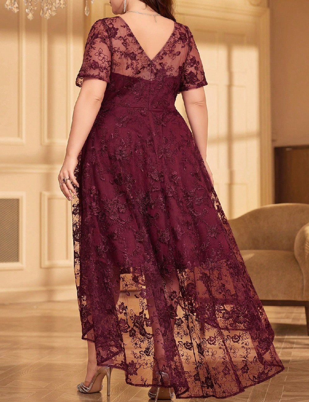 Rochie medie UNITHORSE Plus Size, visiniu - 1 | YEO
