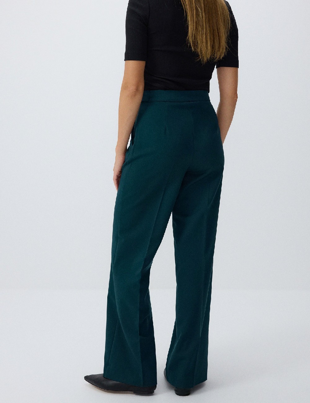 Pantaloni Reserved, verde - 1 | YEO