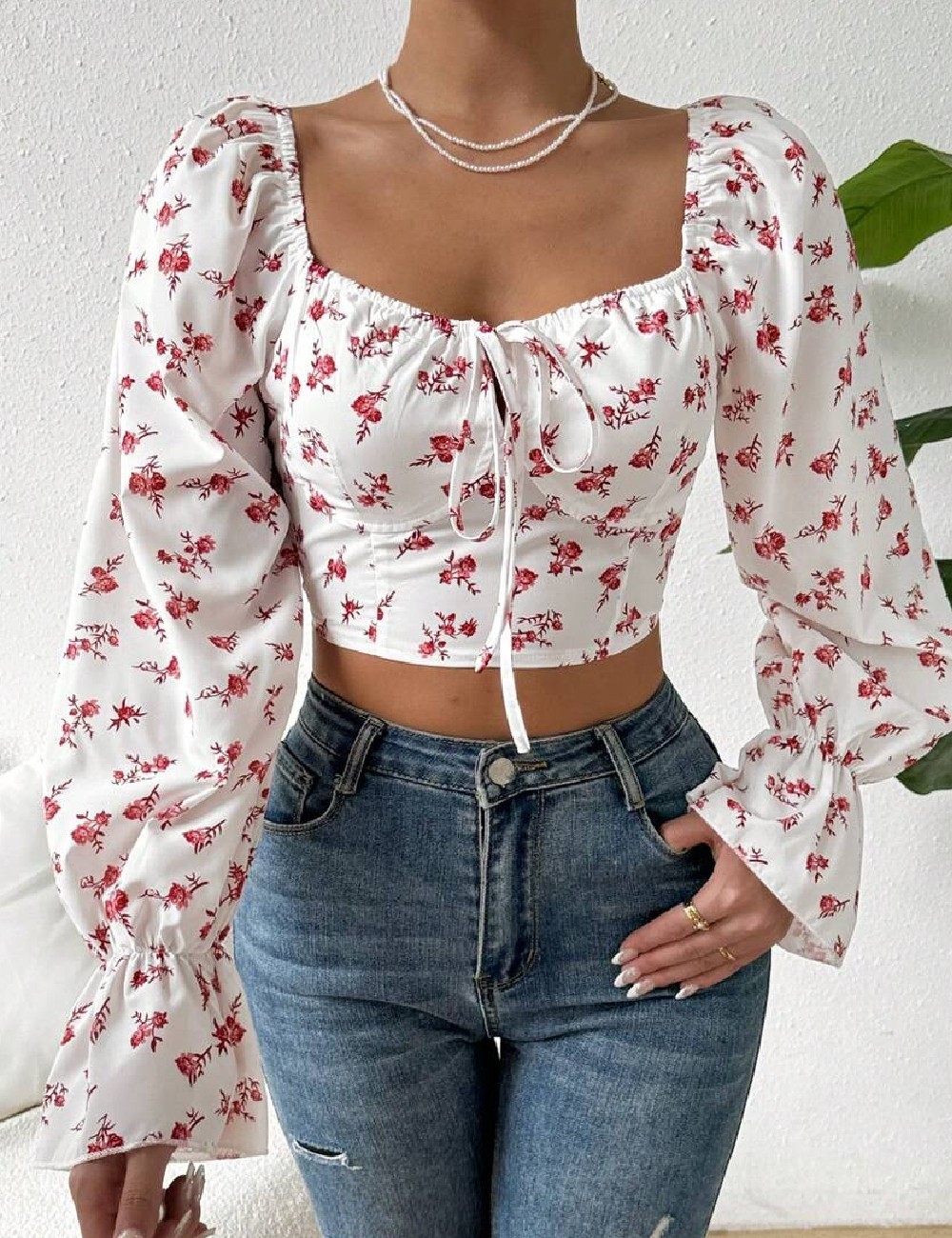 Top SHEIN, alb - 1 | YEO