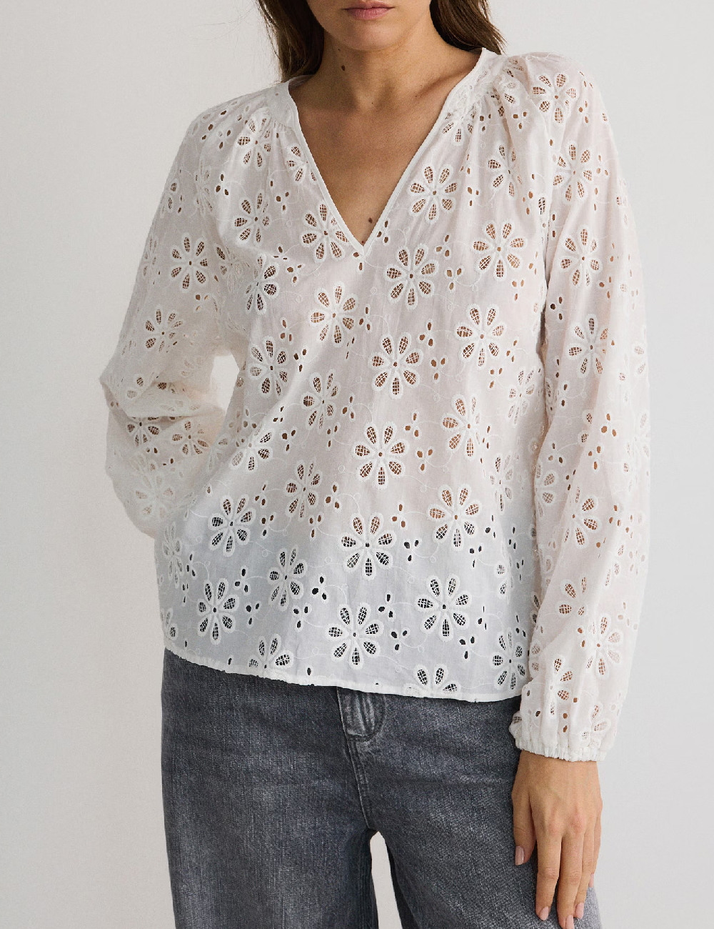 Bluza Reserved, alb
