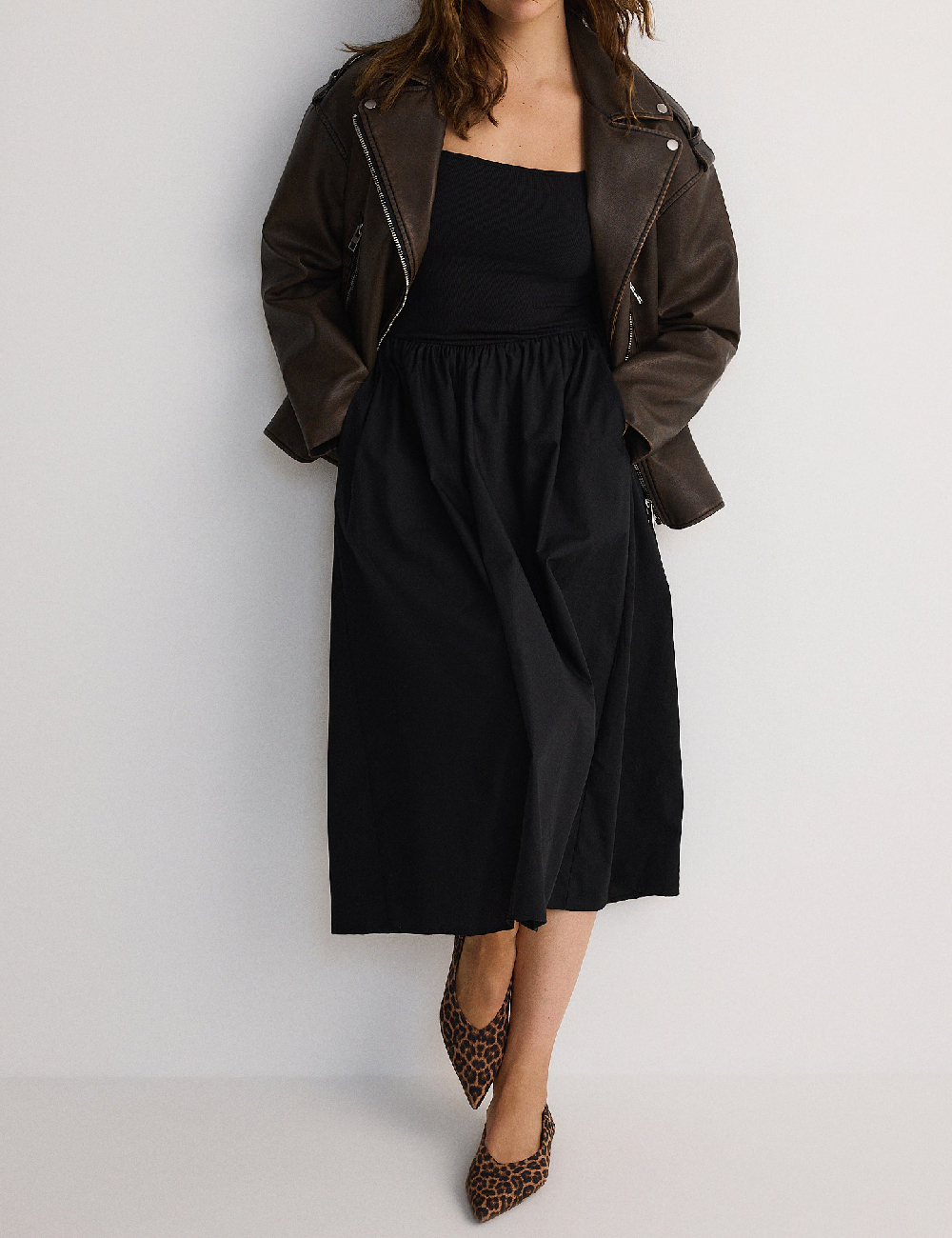 Rochie medie Reserved, negru
