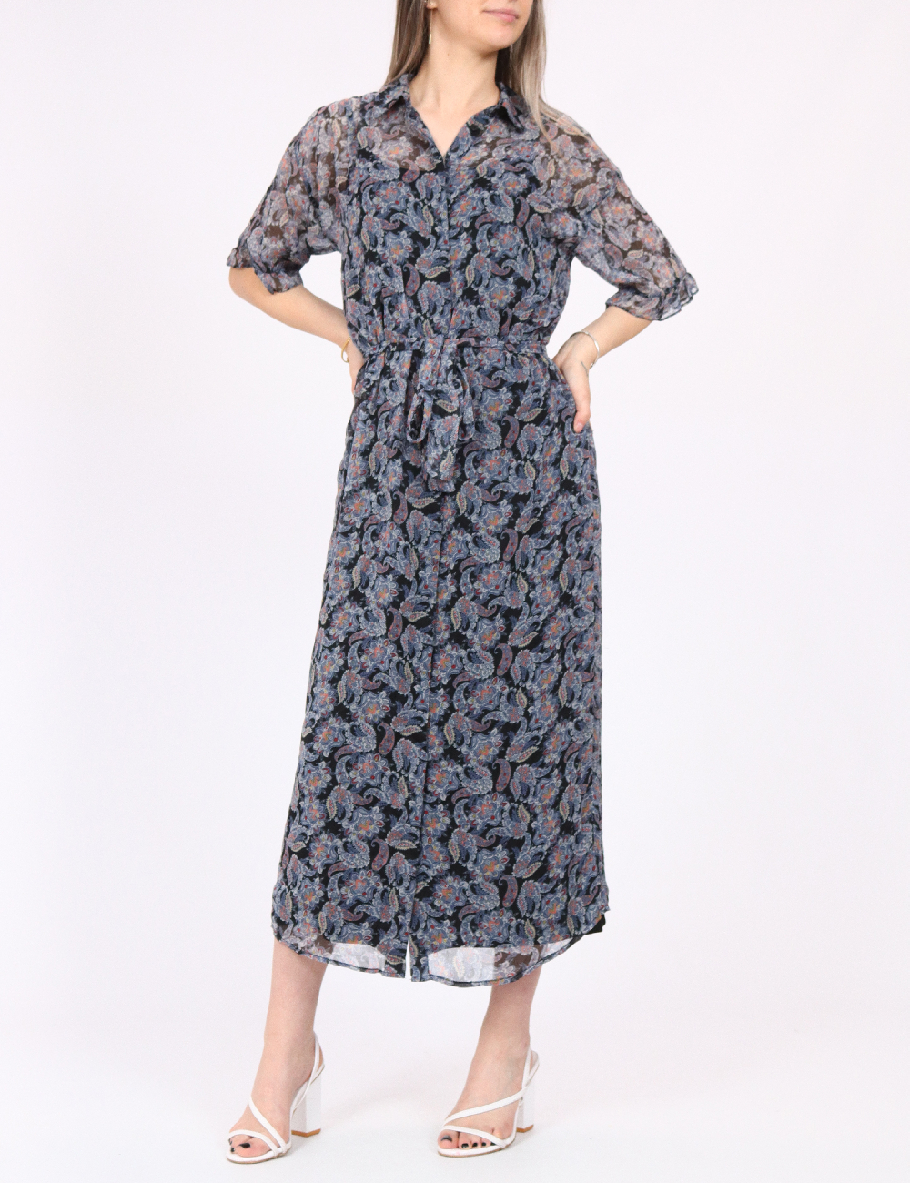 Rochie medie Vero Moda, albastru