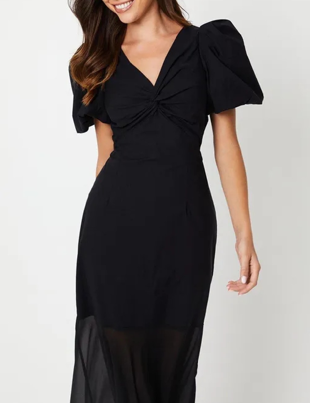 Rochie lunga Coast, negru - 1 | YEO