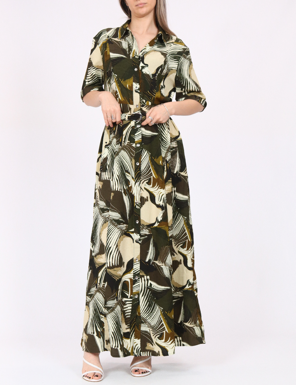 Rochie lunga Vero Moda, verde