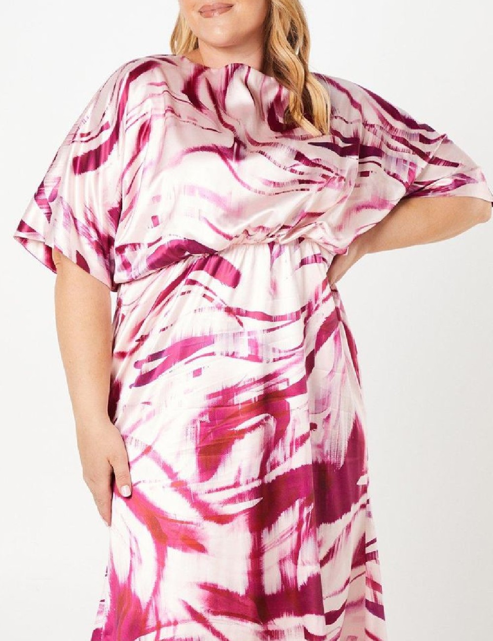 Rochie medie Coast Plus Size, roz - 1 | YEO