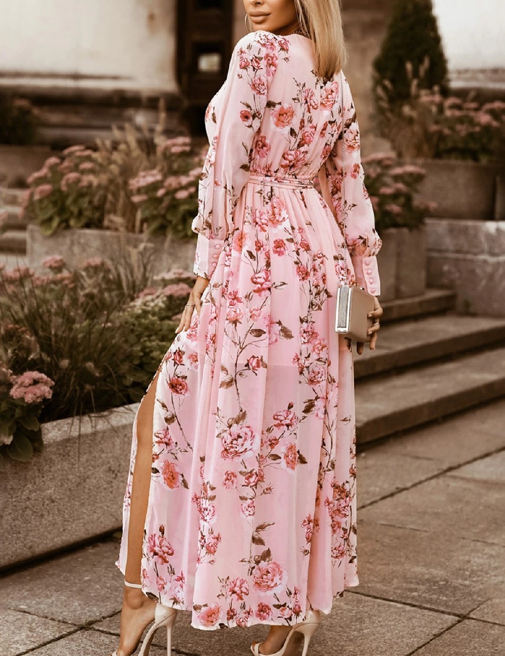 Rochie lunga SHEIN, roz - 1 | YEO