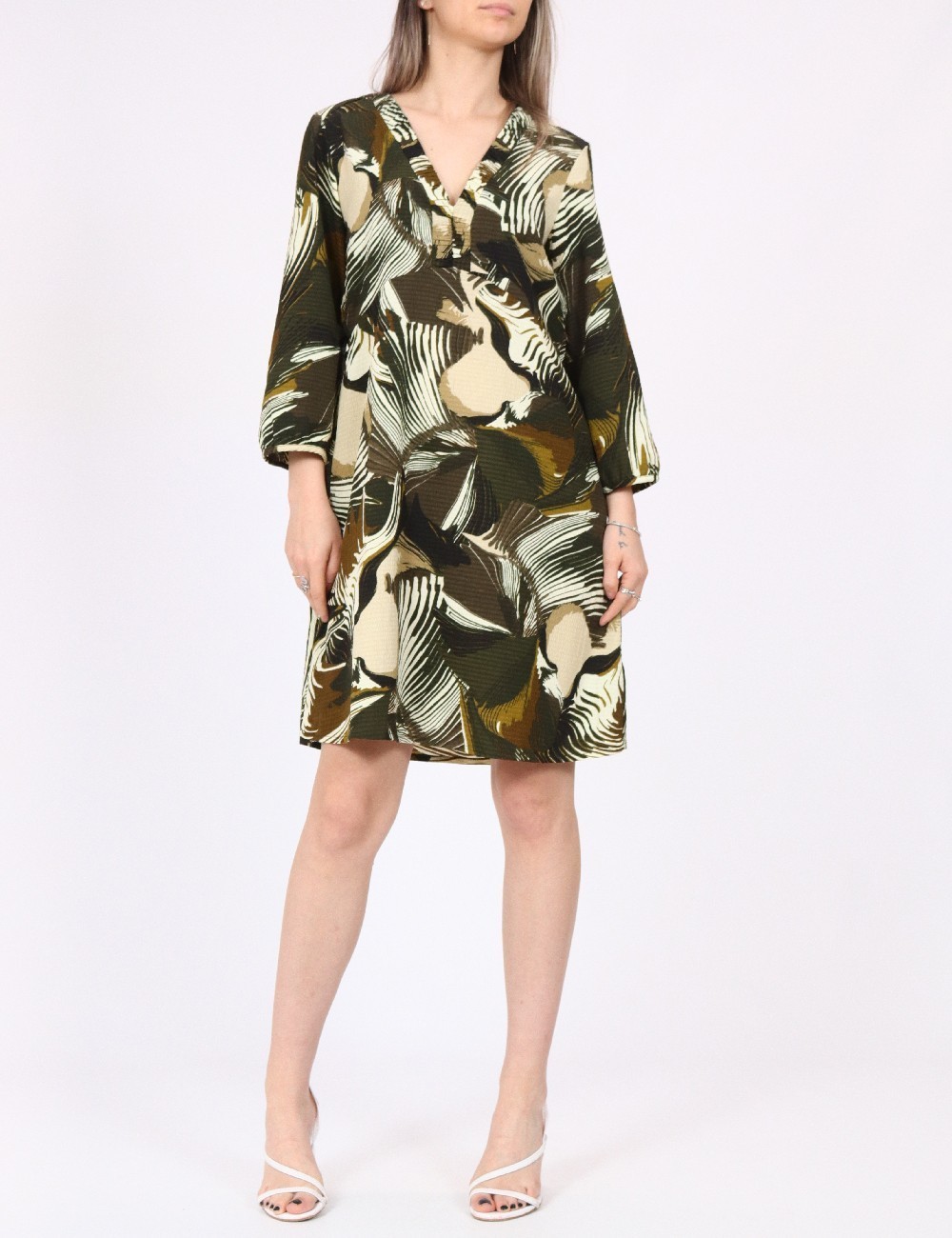 Rochie scurta Vero Moda, verde - 1 | YEO