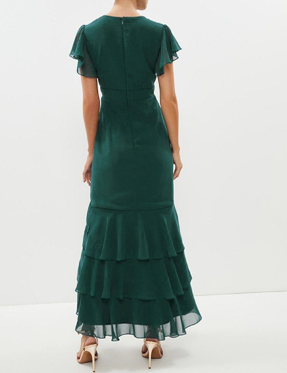 Rochie lunga Coast, verde - 1 | YEO