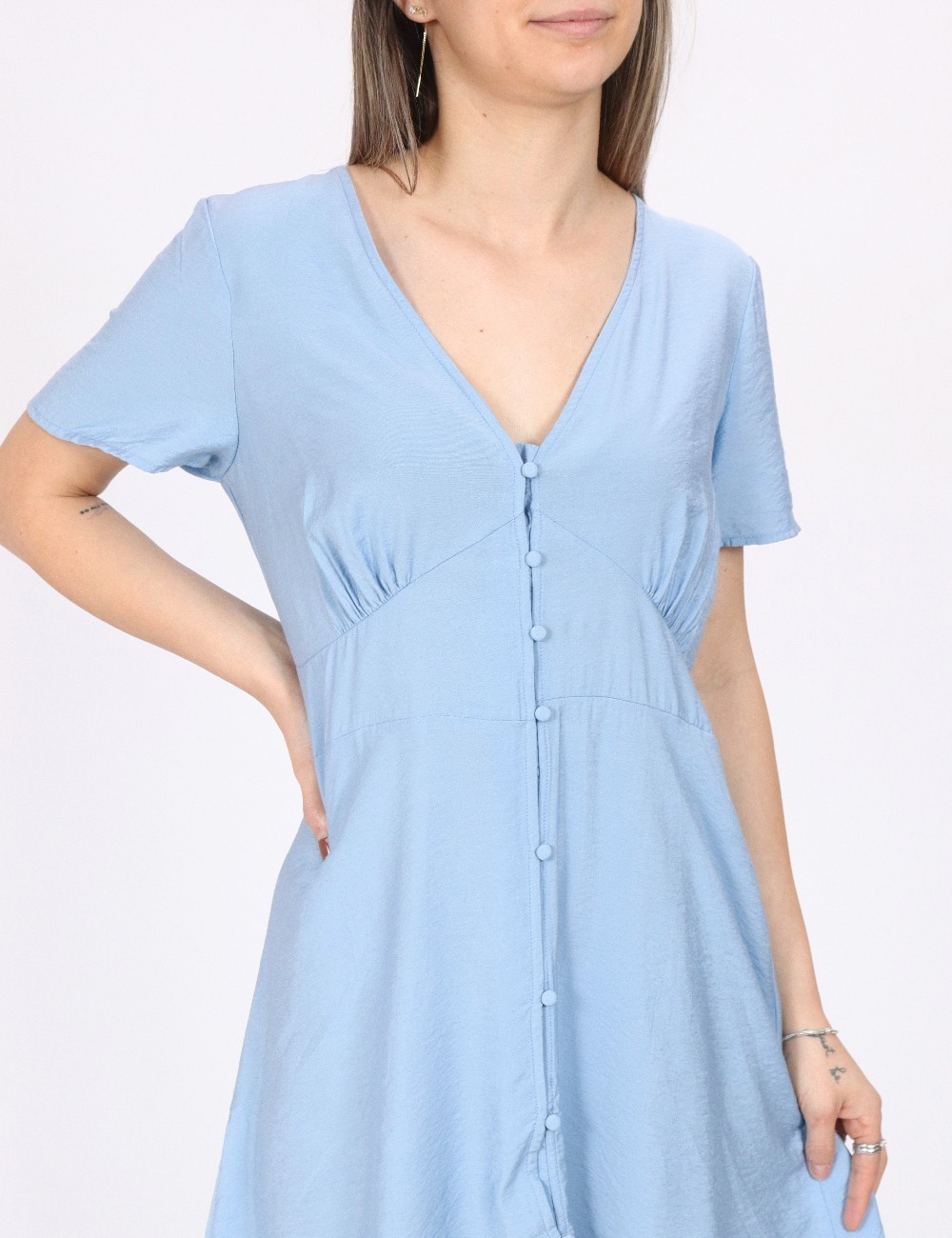 Rochie scurta Vero Moda, albastru - 1 | YEO
