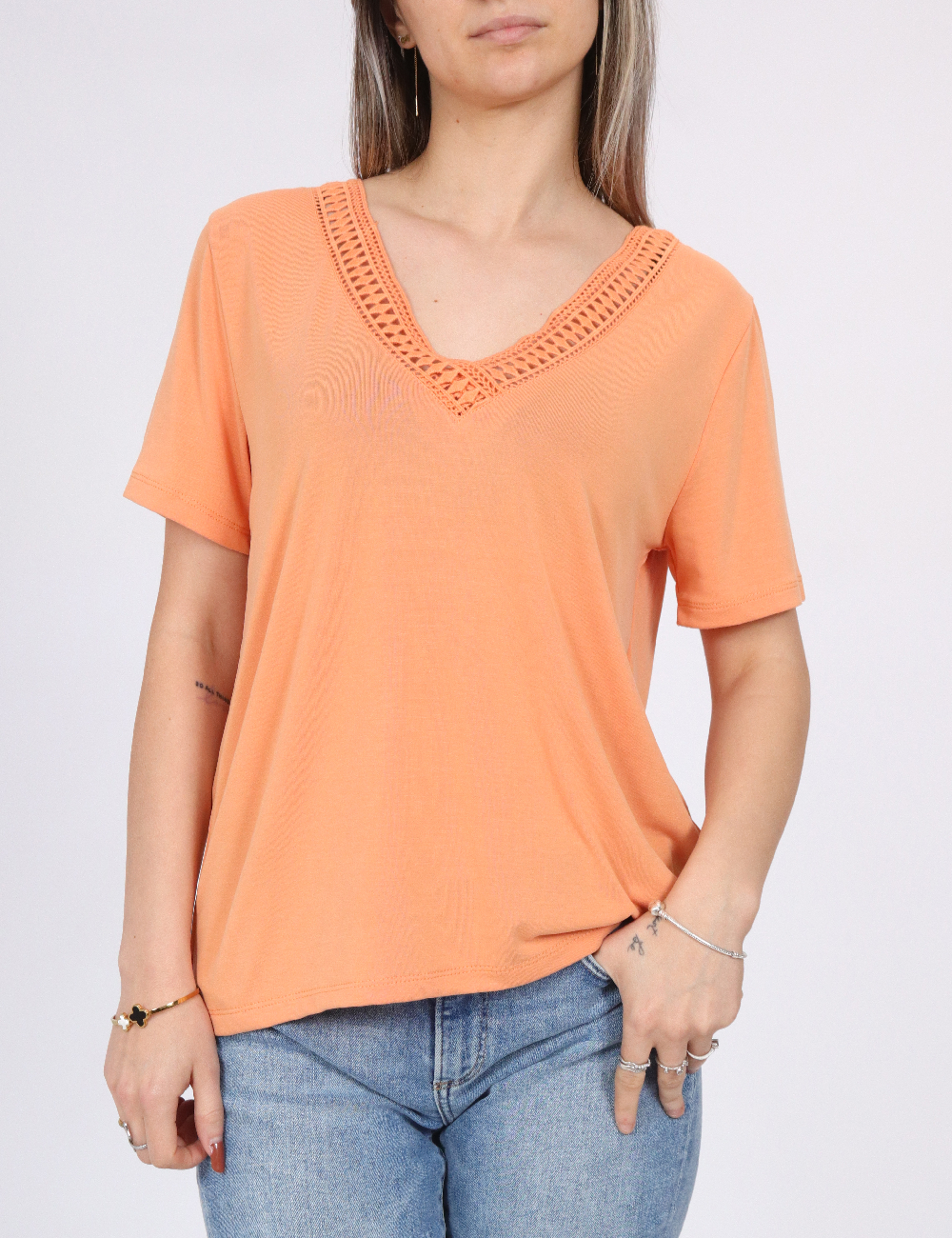 Tricou Vero Moda, portocaliu