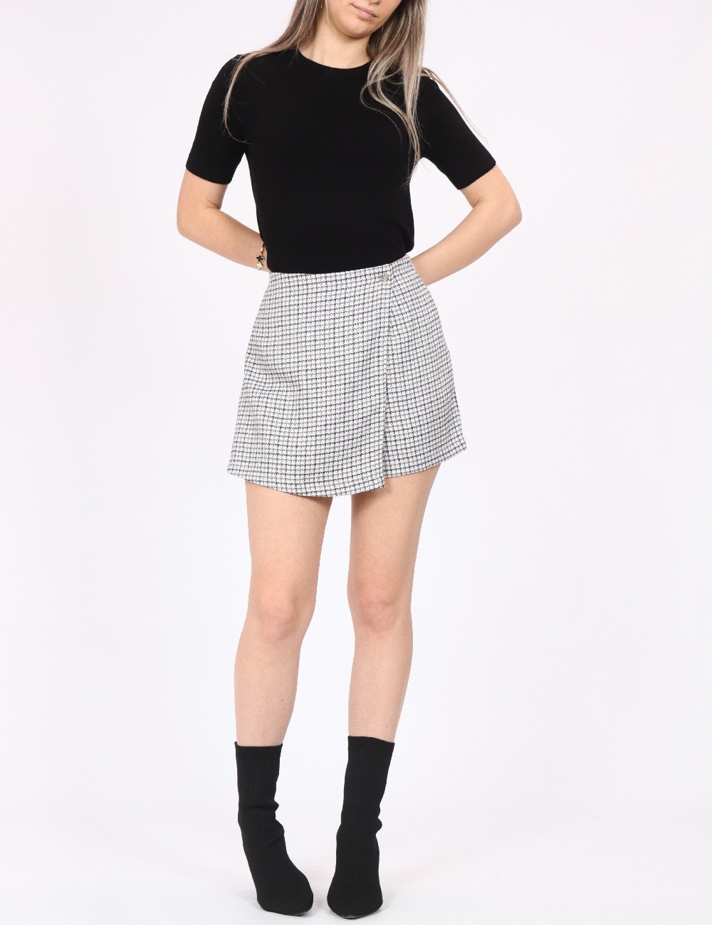 Fusta pantalon Vero Moda, gri - 1 | YEO