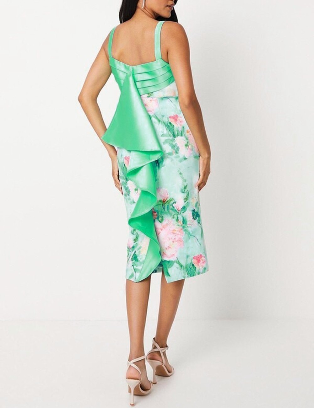 Rochie medie Coast, verde - 1 | YEO