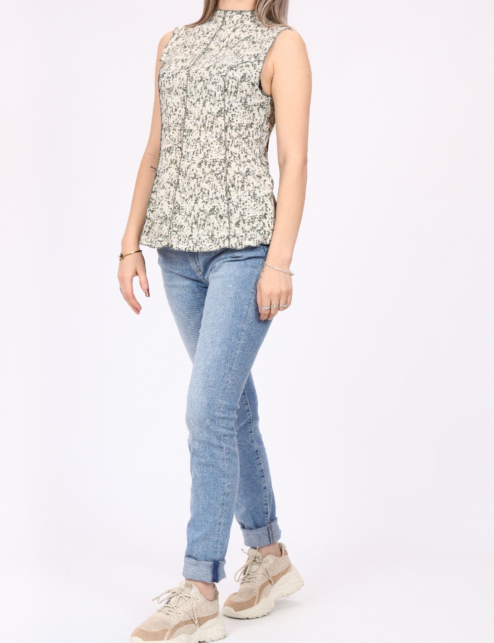 Maiou Vero Moda, bej/verde - 1 | YEO