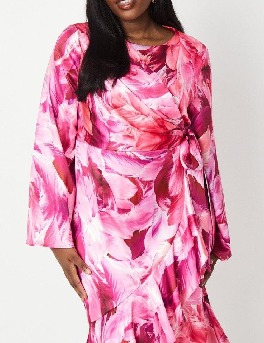Rochie medie Coast Plus Size, roz - 1 | YEO
