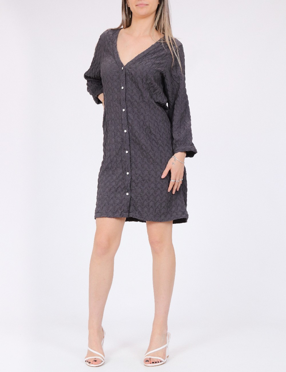 Rochie scurta Vero Moda, gri - 1 | YEO