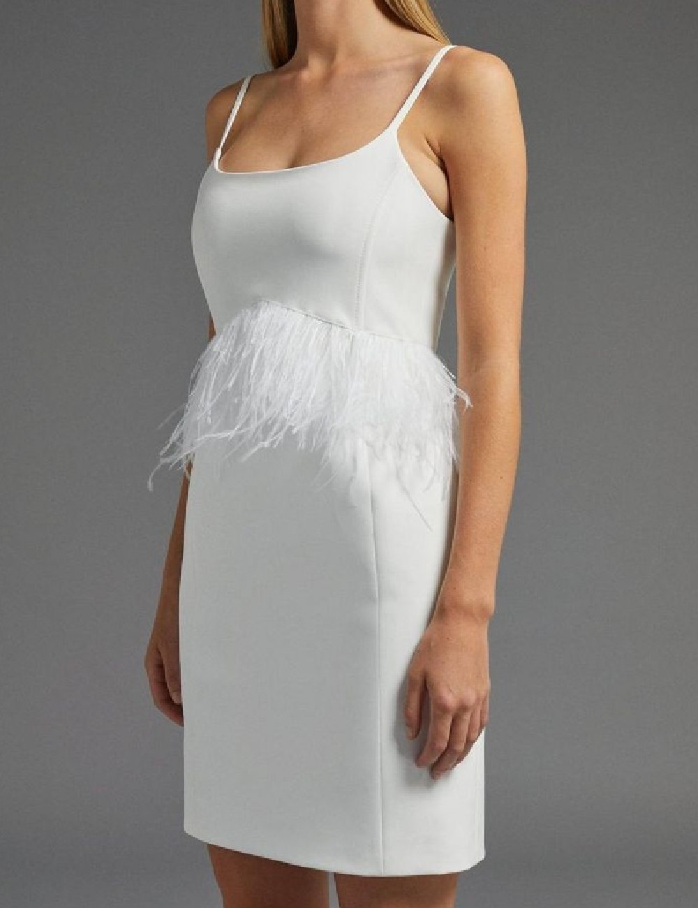 Rochie scurta Coast, alb - 1 | YEO