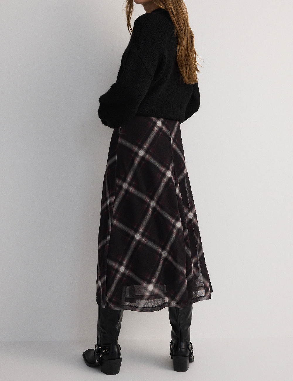 Fusta Reserved, negru - 1 | YEO