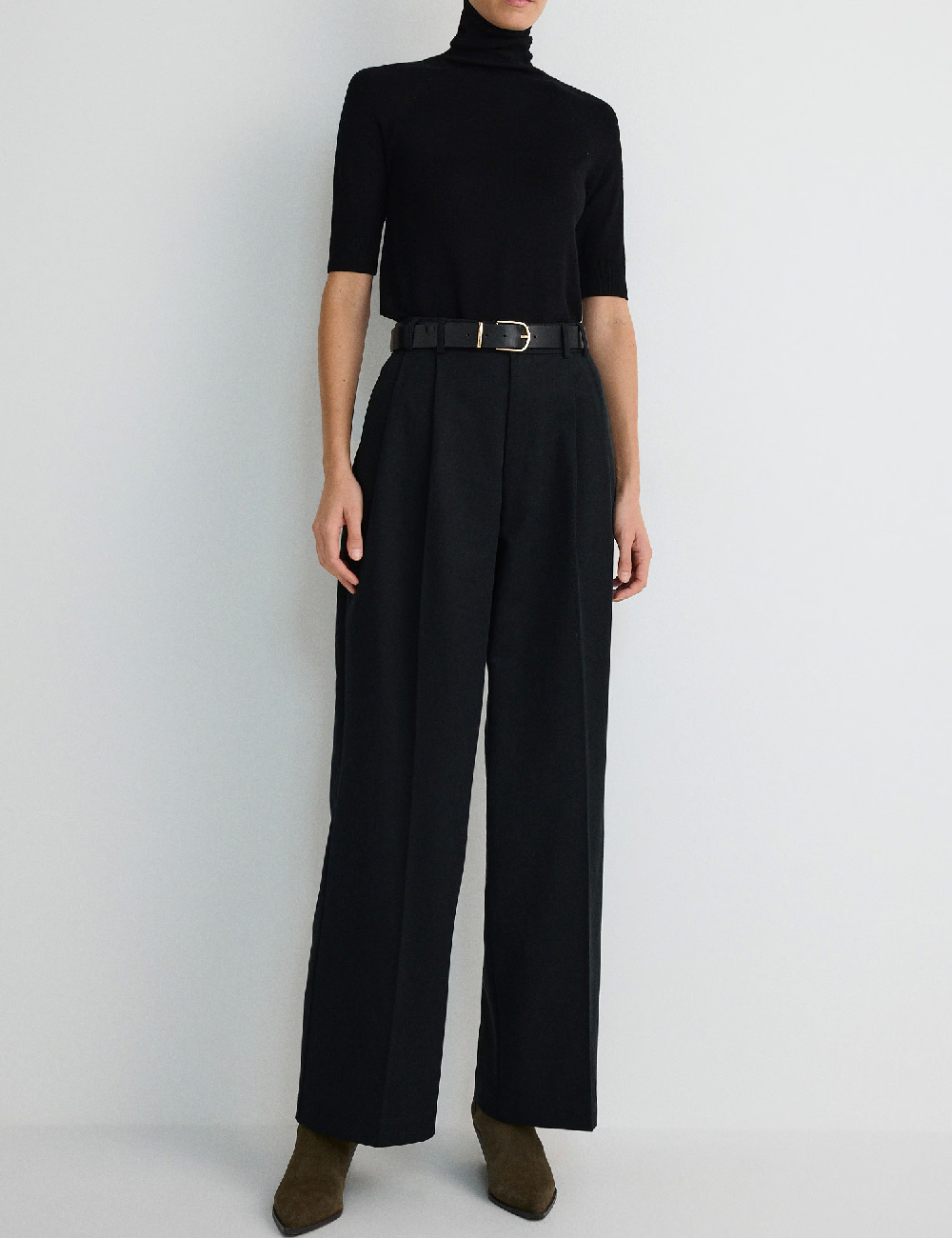 Pantaloni Reserved, negru