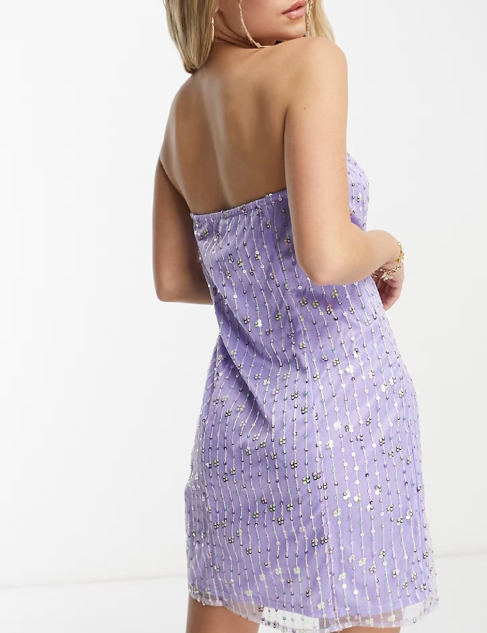 Rochie scurta Pieces, mov - 1 | YEO